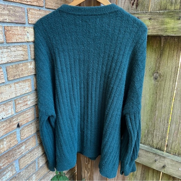 Aerie Deep Green Ribbed Women's Sweater - Picture 4 of 4